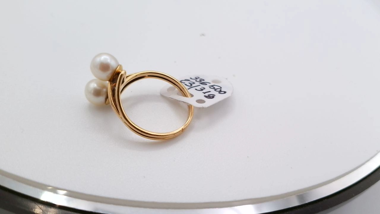 deux perles or jaune — vue 5