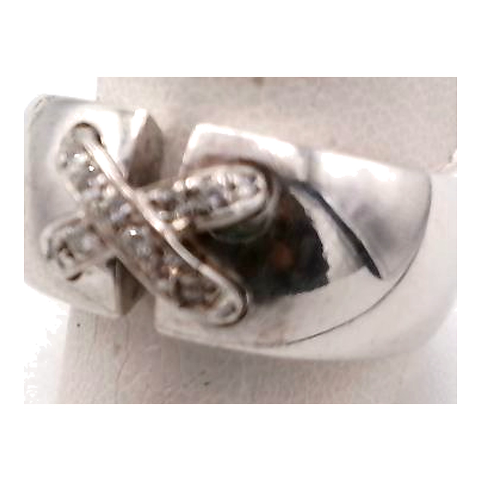 Bagne CHAUMET or blanc deux noeuds — vue 3