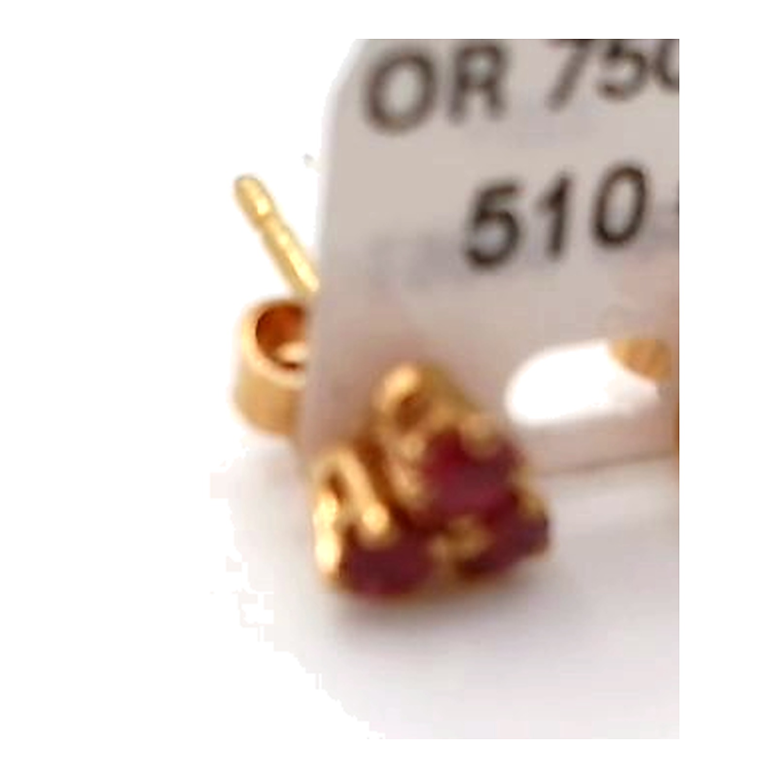 BOUCLESD4OREILLES RUBIS — vue 2