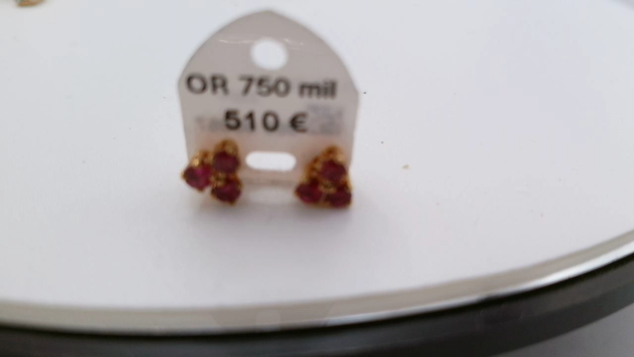BOUCLESD4OREILLES RUBIS — vue 5
