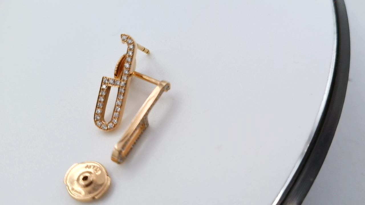 bague solitaire diamant or jaune — vue 2