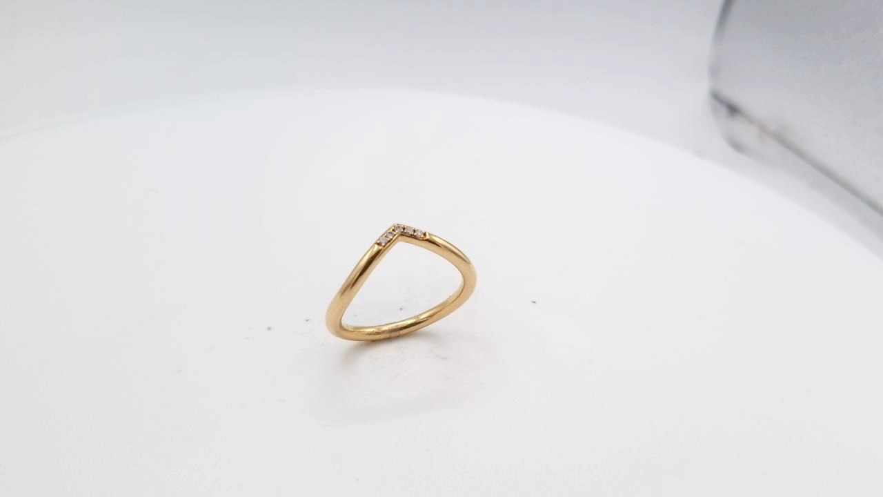 Bague or jaune 18K et diamant