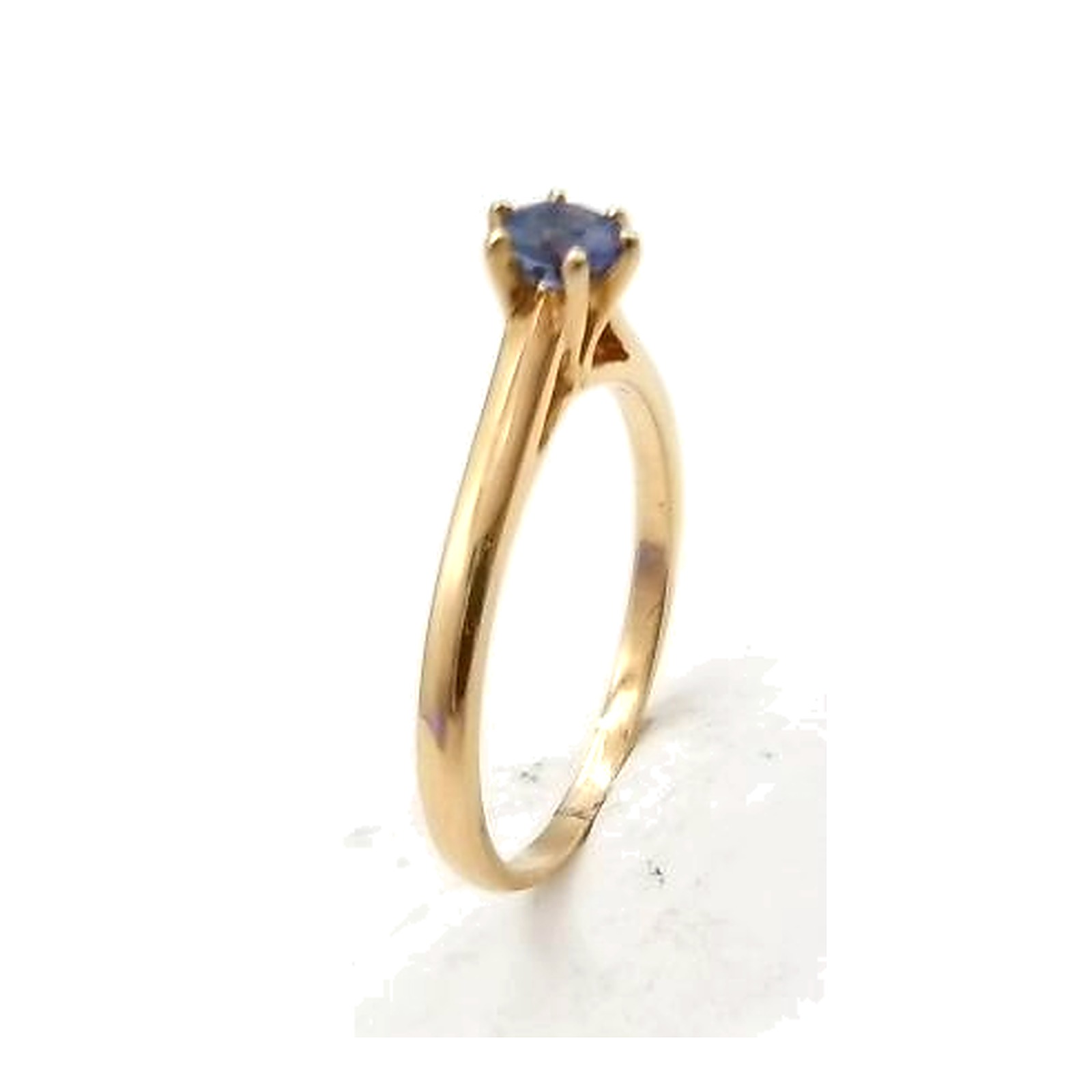 bague or jaune 18K Saphir de Celan — vue 3
