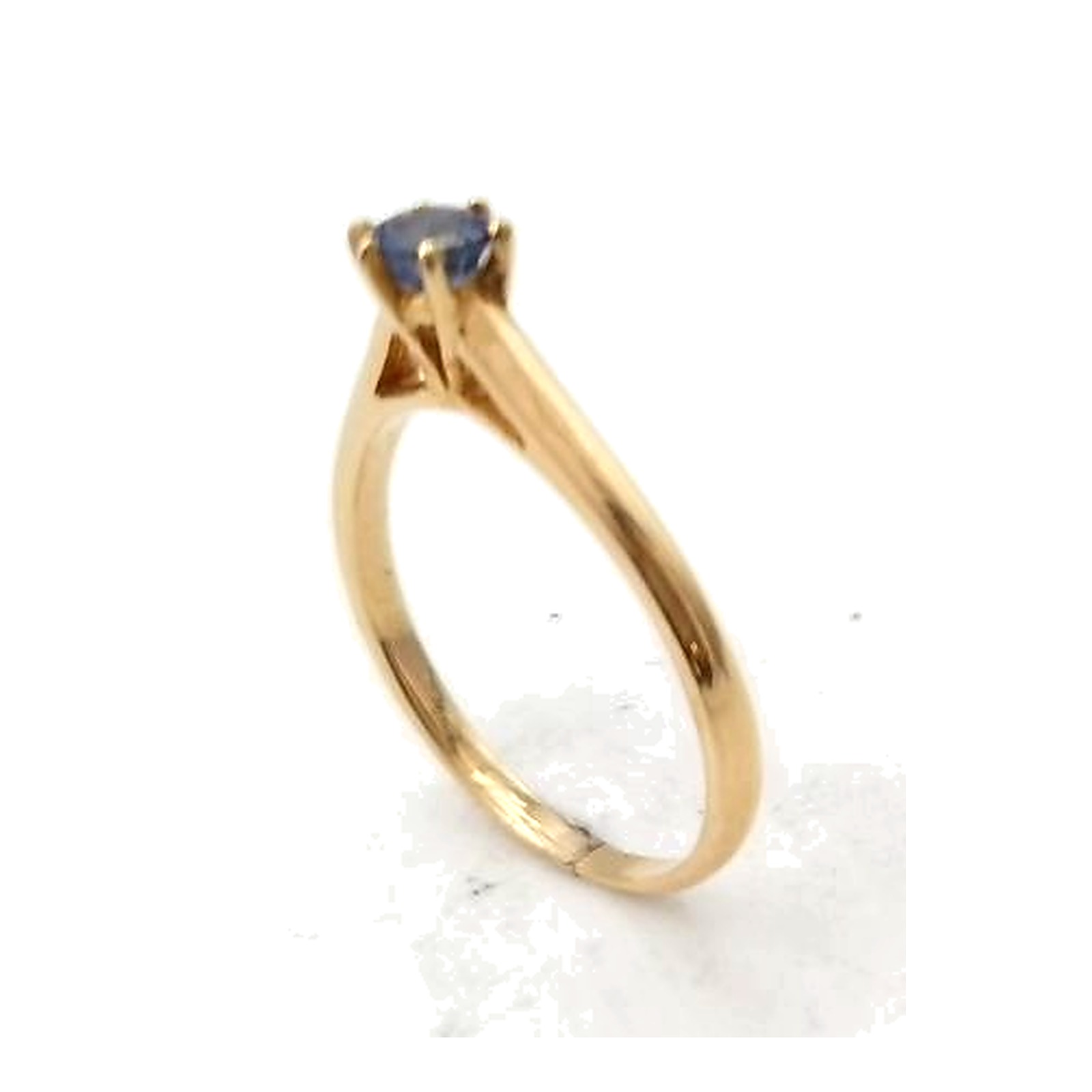 bague or jaune 18K Saphir de Celan — vue 5