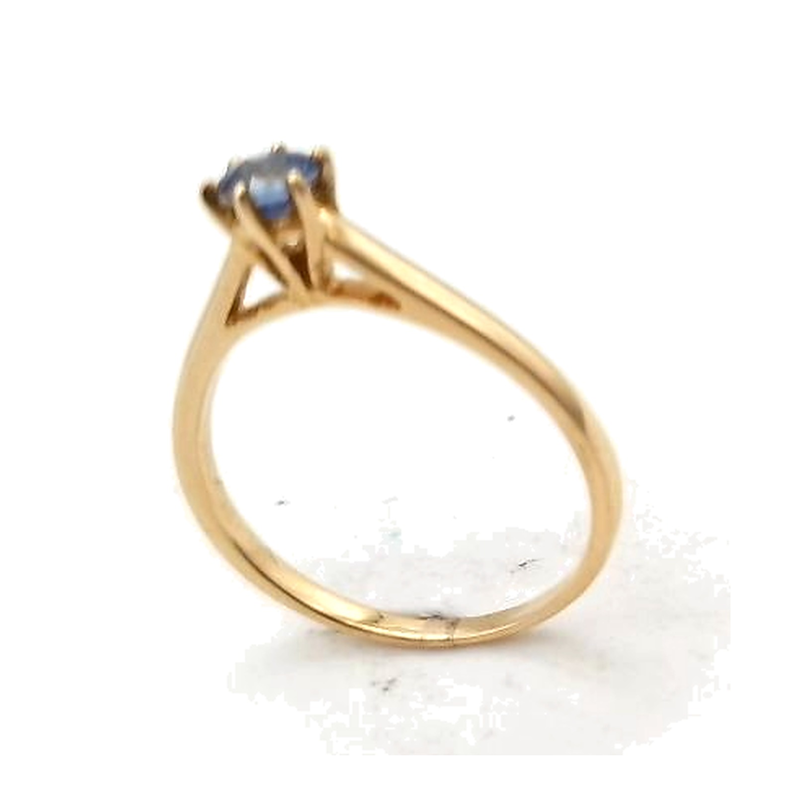 bague or jaune 18K Saphir de Celan — vue 6