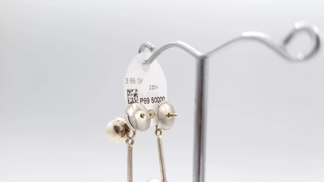 boucles d'oreilles en platine — vue 4