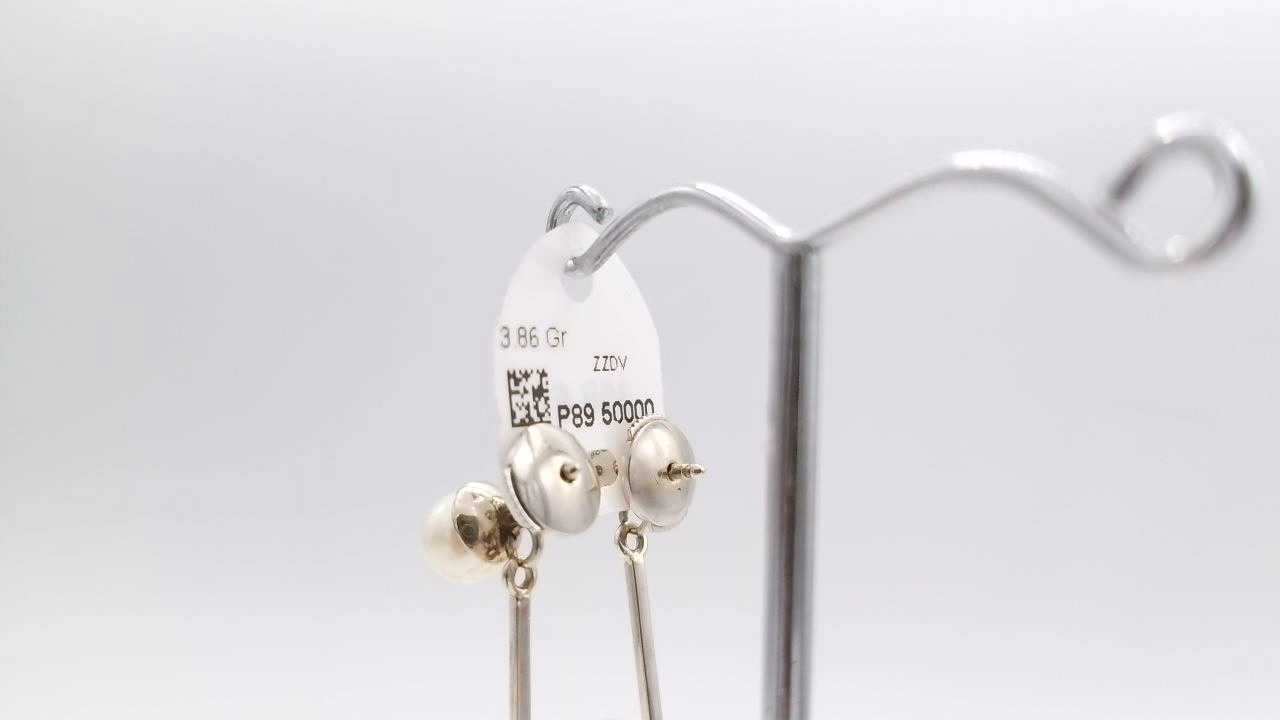 boucles d'oreilles en platine — vue 5