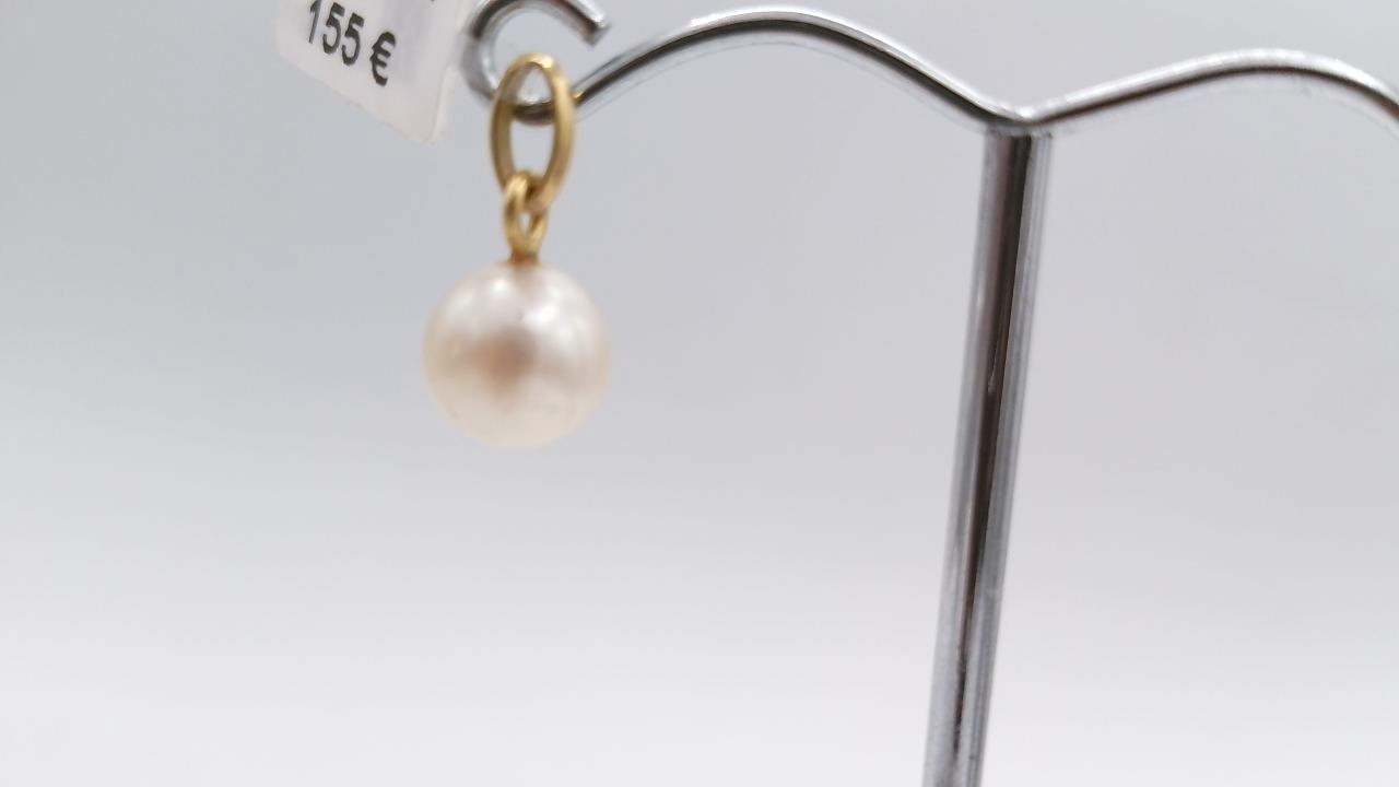 pendentif perle blanchez — vue 2