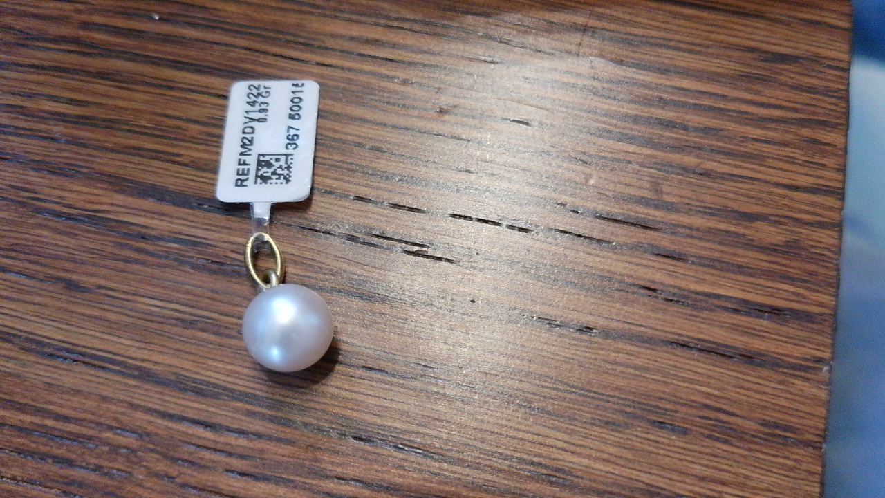 pendentif perle blanchez — vue 4