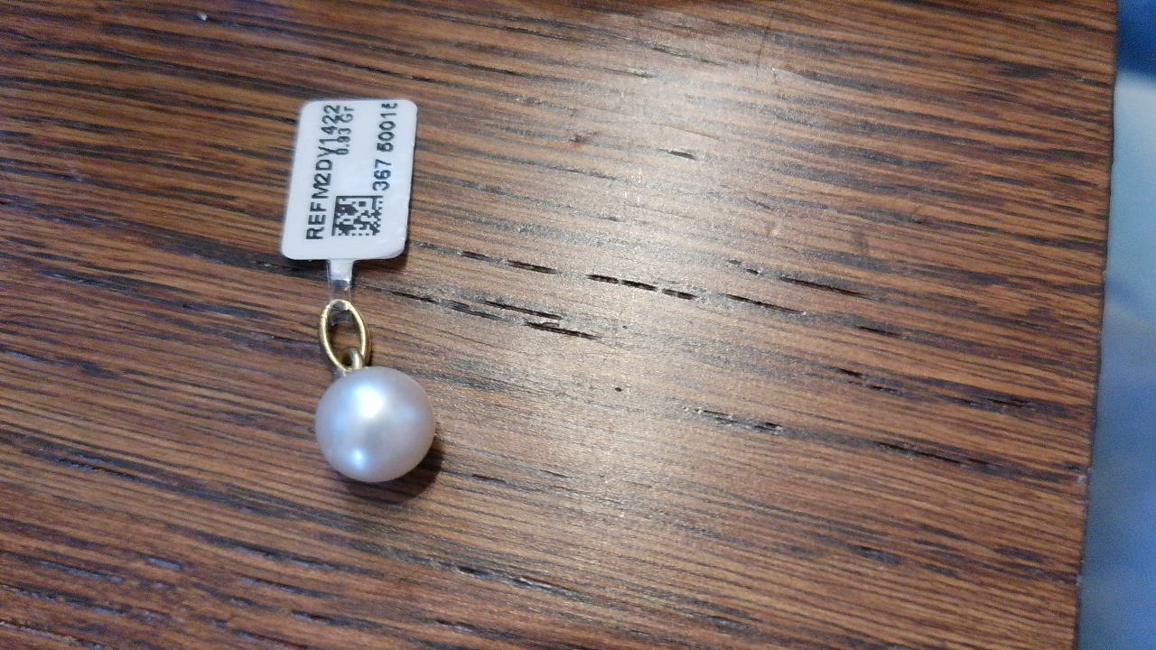 pendentif perle blanchez — vue 5