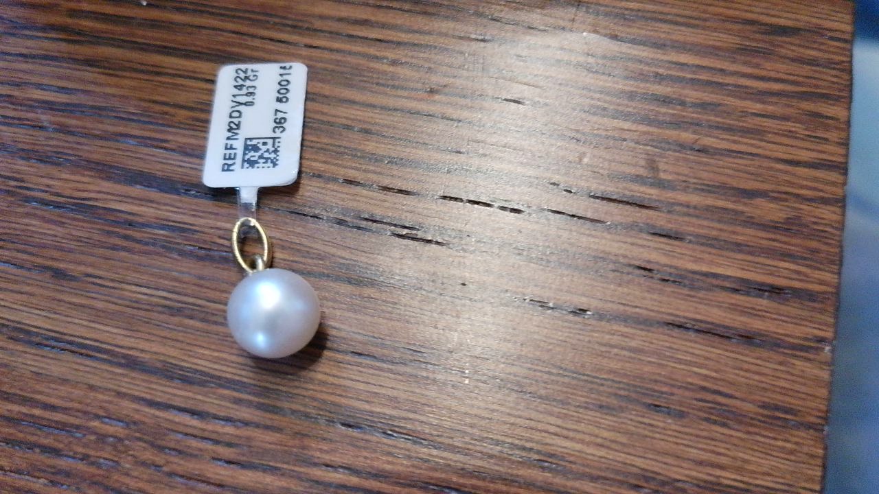 pendentif perle blanchez — vue 6