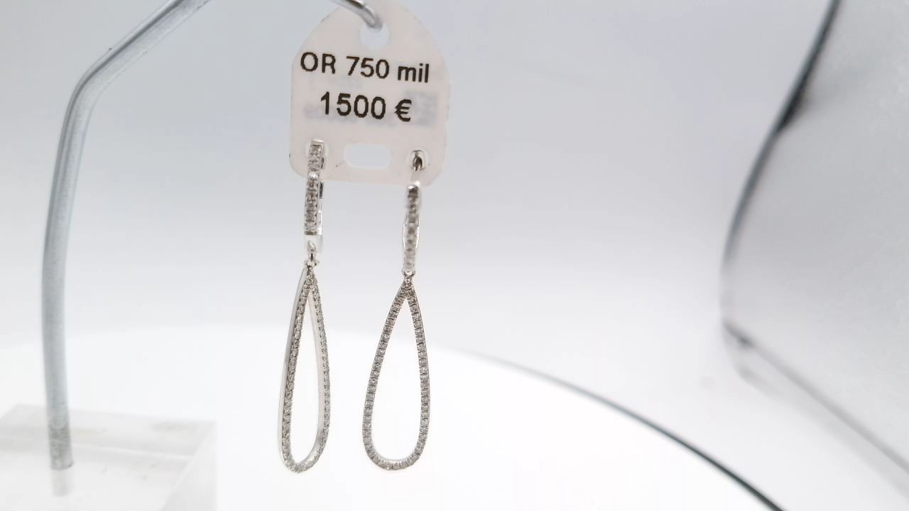 boucles or blanc diamant — vue 2