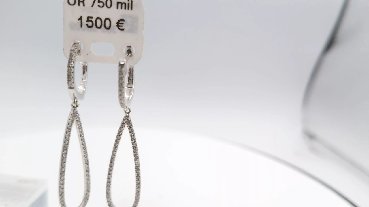 boucles or blanc diamant — vue 6