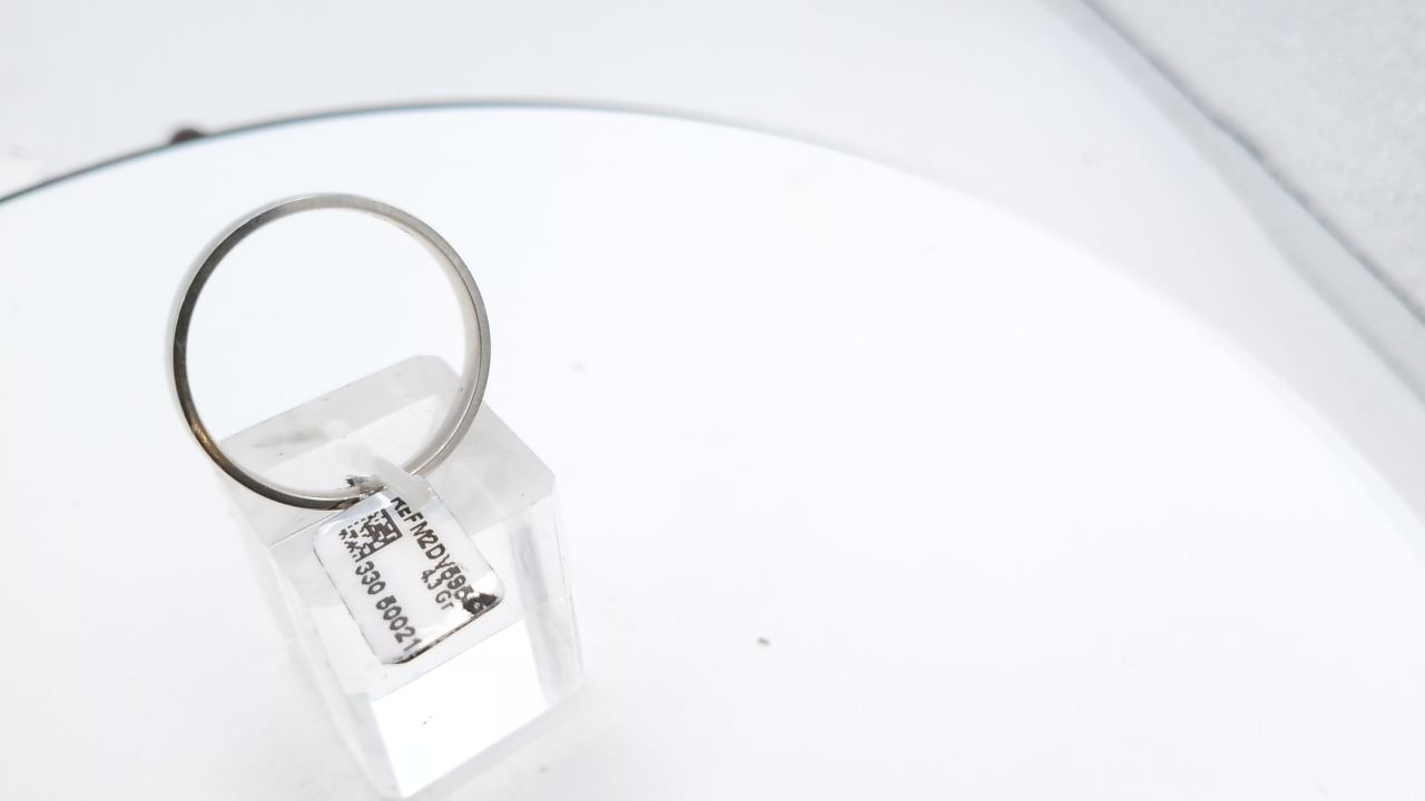 bague Fred platine — vue 2