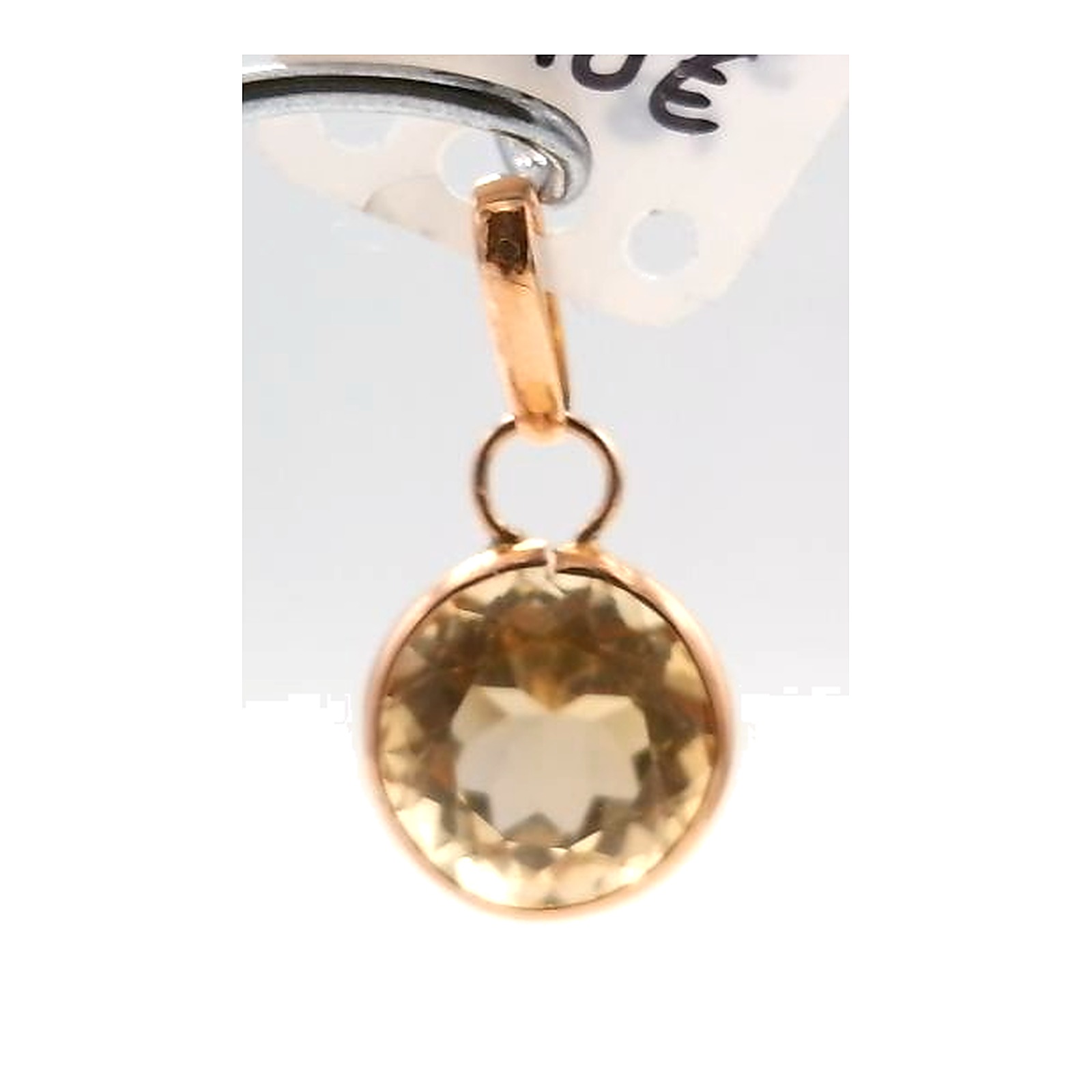 pendentif citrine style cocktail — vue 3