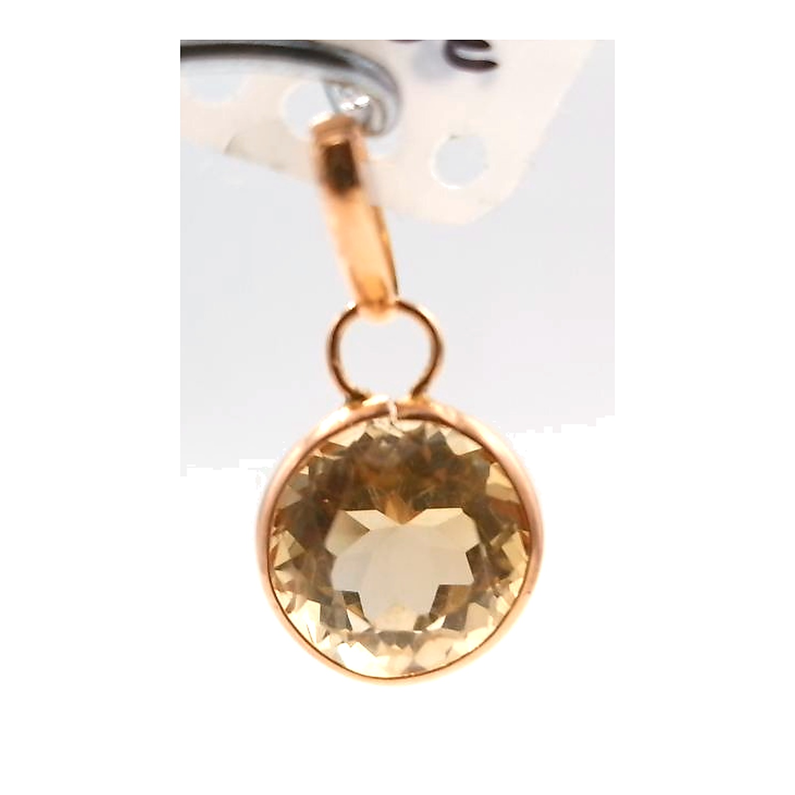pendentif citrine style cocktail — vue 4