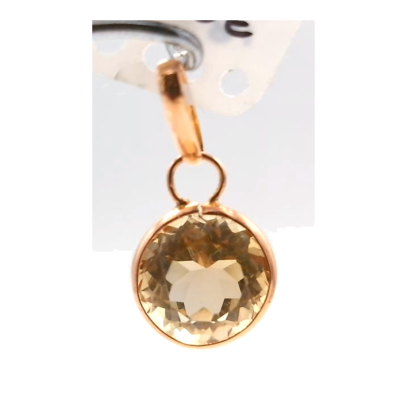 pendentif citrine style cocktail — vue 5