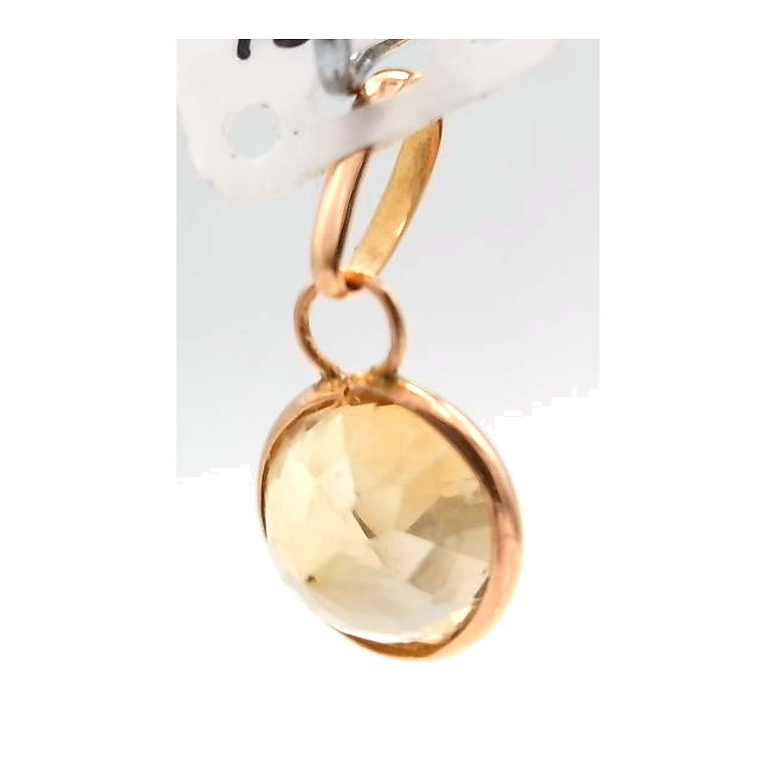 pendentif citrine style cocktail — vue 6