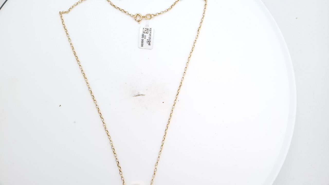 collier nacre trefle a 4 feuilles — vue 4