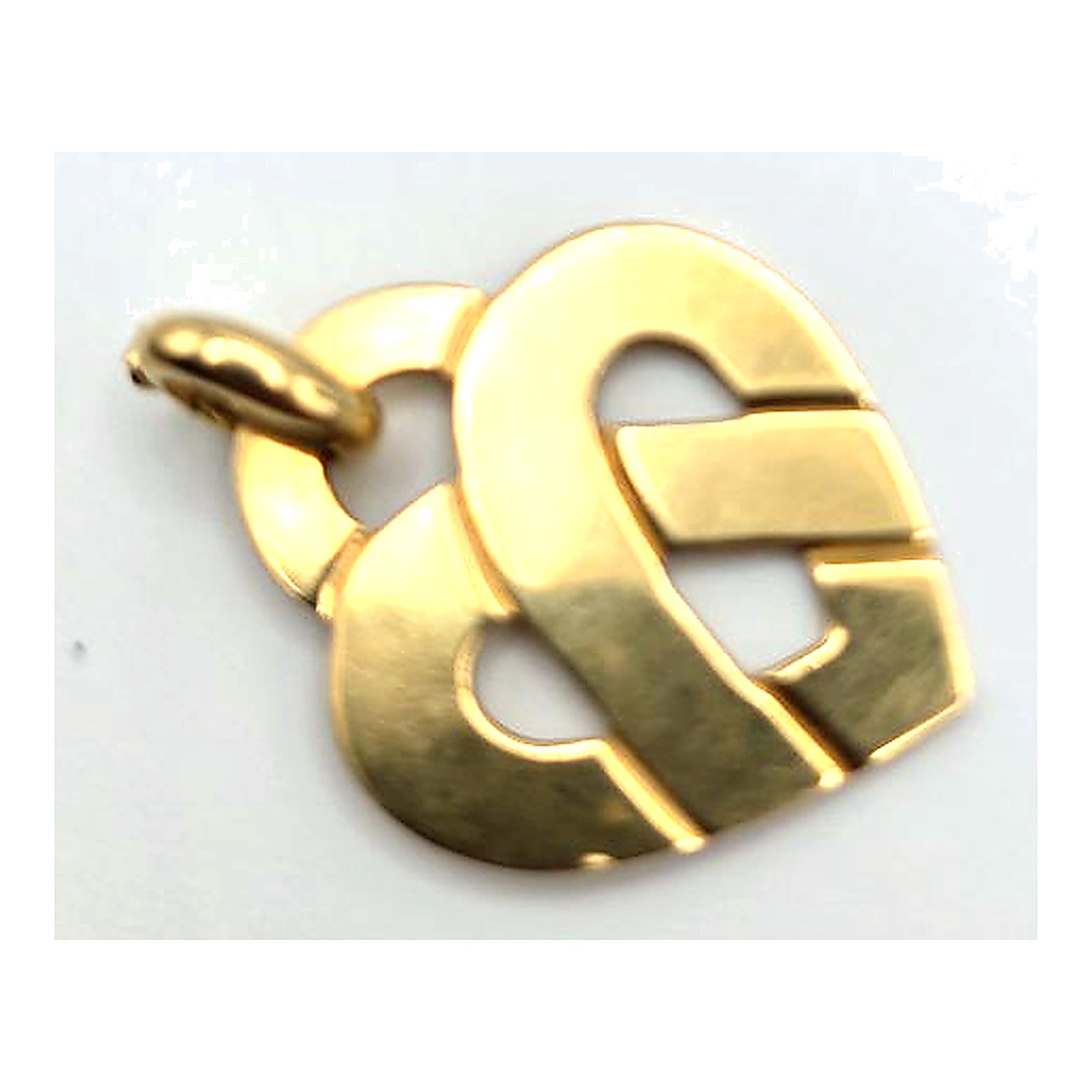 Pendentif Poiray coeur entrelacé