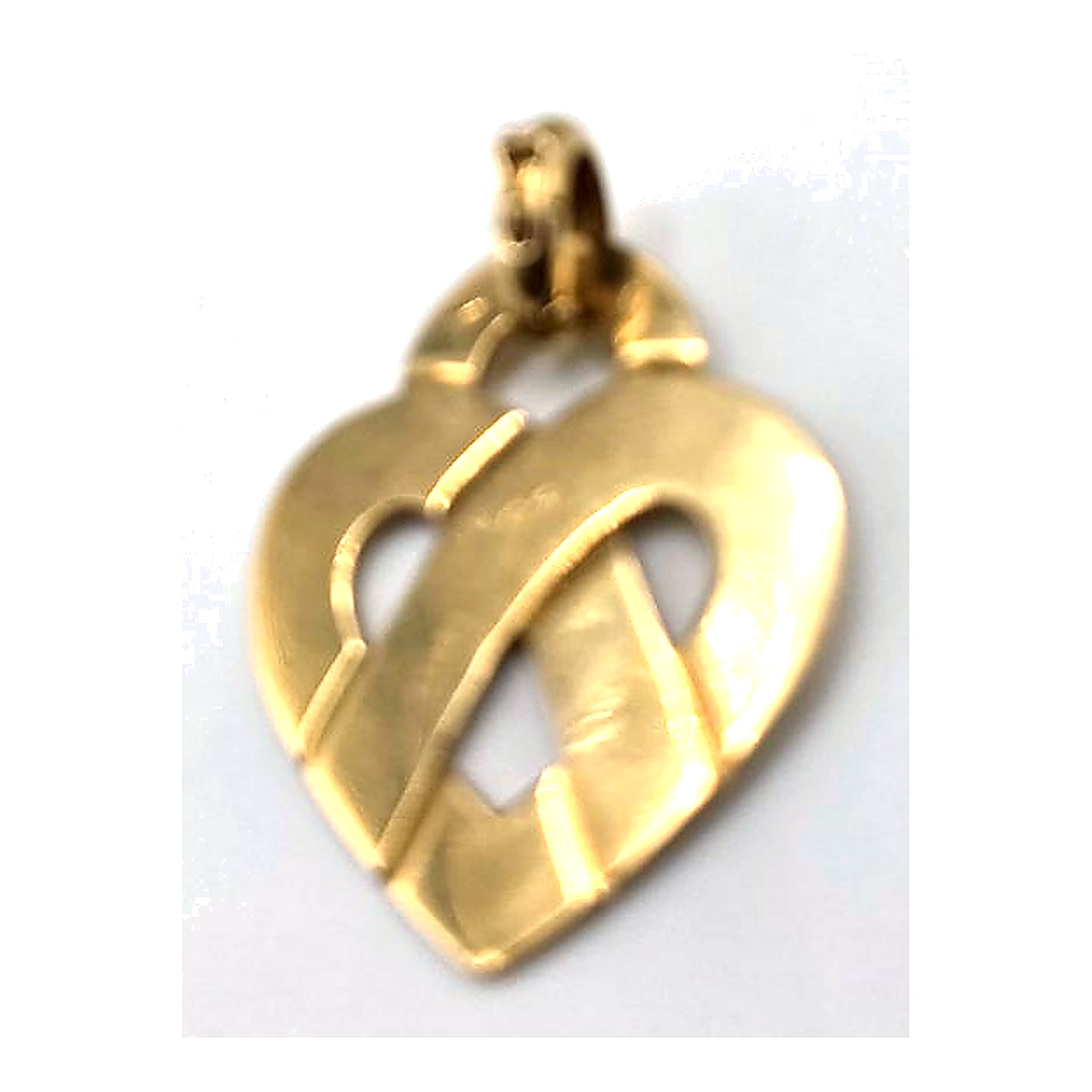 Pendentif Poiray coeur entrelacé — vue 3
