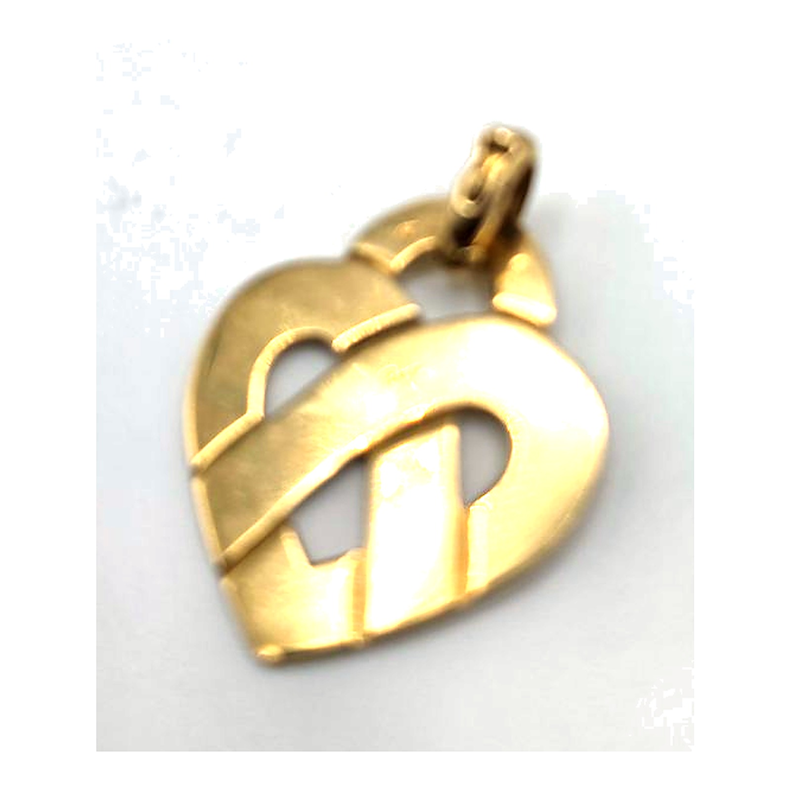 Pendentif Poiray coeur entrelacé — vue 4