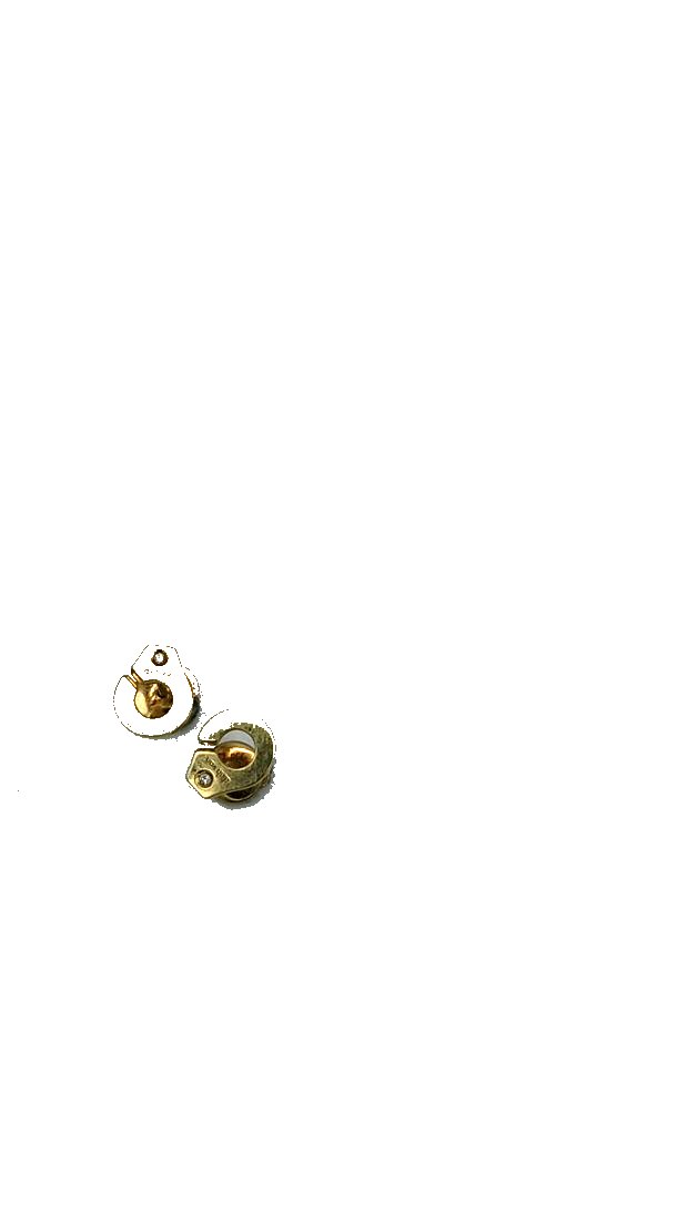Boucles d'oreille DinVan en or blanc — vue 4
