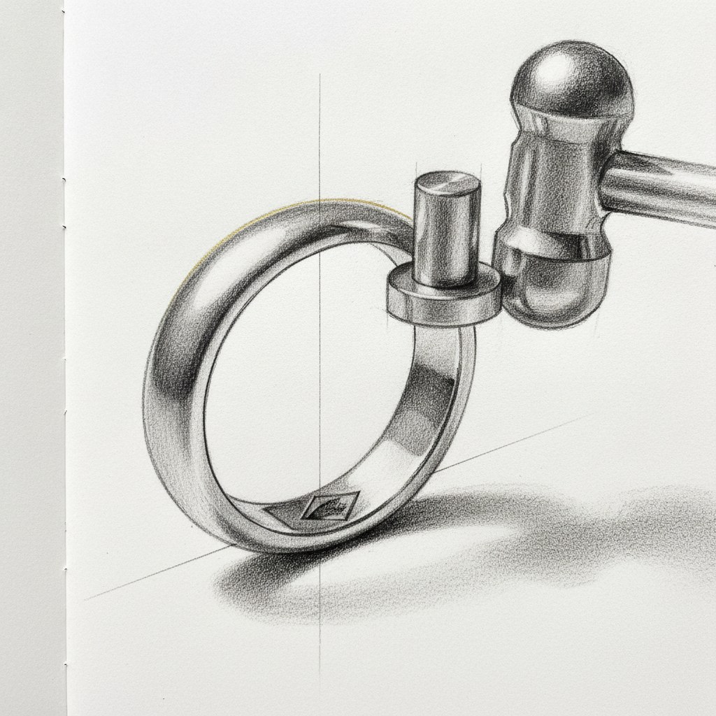 Insculpation, dessin au fusain